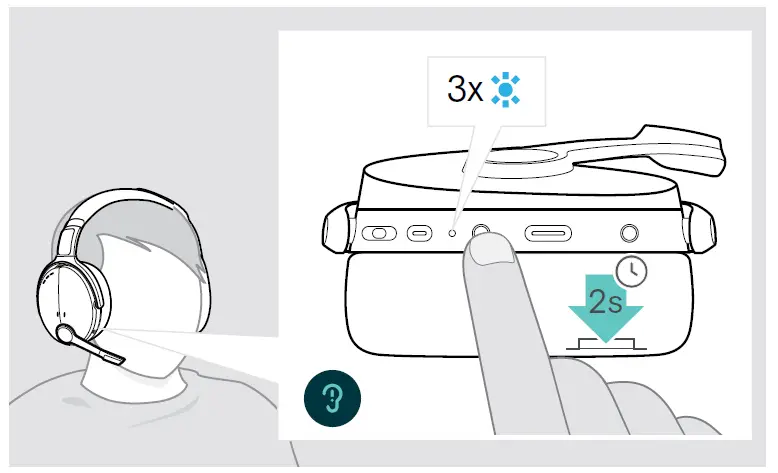 SENNHEISER ADAPT 560 On-Ear Bluetooth Headset with ANC 15