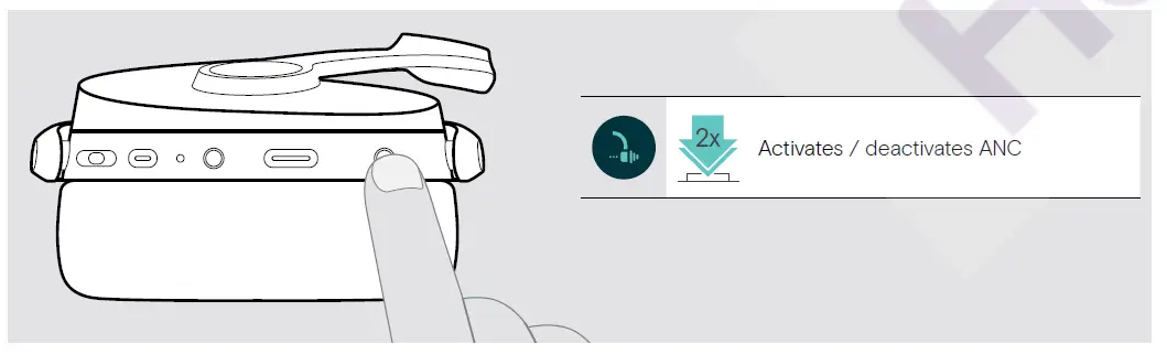 SENNHEISER ADAPT 560 On-Ear Bluetooth Headset with ANC 23