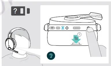SENNHEISER ADAPT 560 On-Ear Bluetooth Headset with ANC 40