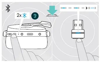 SENNHEISER ADAPT 560 On-Ear Bluetooth Headset with ANC 45