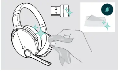 SENNHEISER ADAPT 560 On-Ear Bluetooth Headset with ANC 48