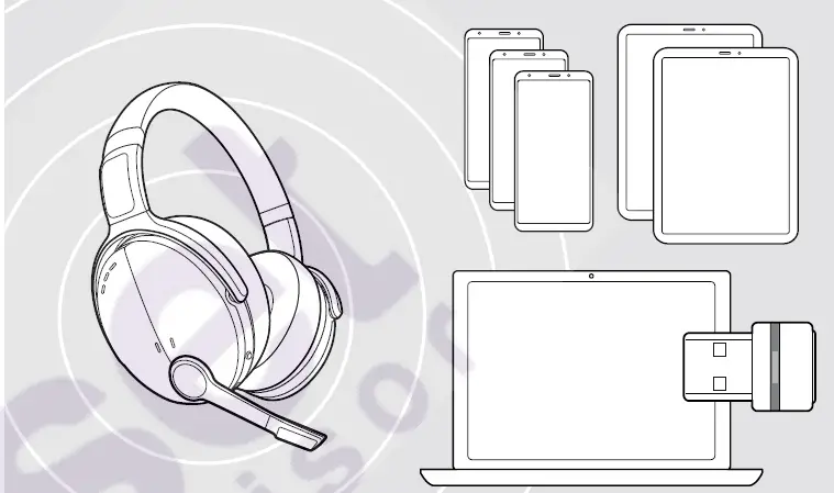 SENNHEISER ADAPT 560 On-Ear Bluetooth Headset with ANC 6