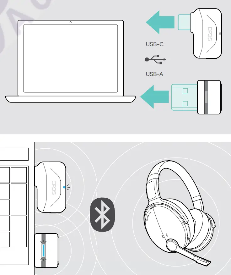 SENNHEISER ADAPT 560 On-Ear Bluetooth Headset with ANC 7