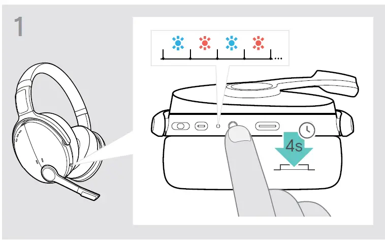 SENNHEISER ADAPT 560 On-Ear Bluetooth Headset with ANC 8