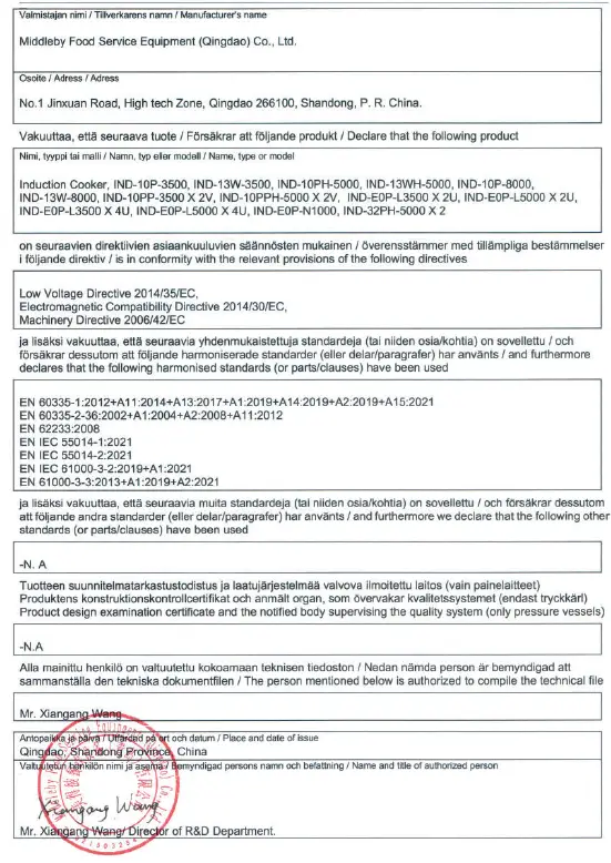 metos IND-10PP-3500X2V Eco Kitchen Induction Range-15