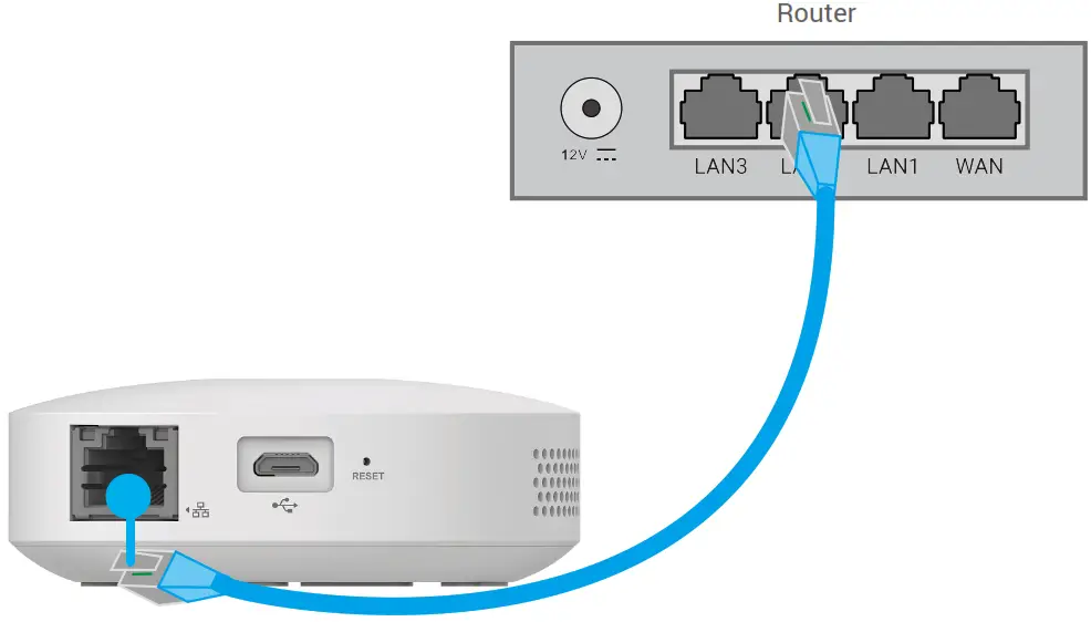 EZVIZ CSA3W Home Gateway - Connect to Network