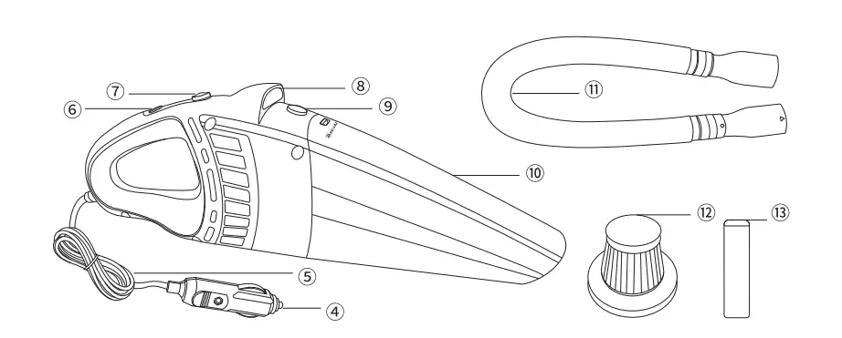 AstroAI-AHVCJY801-Portable-Car-Vacuum-Cleaner-fig-2
