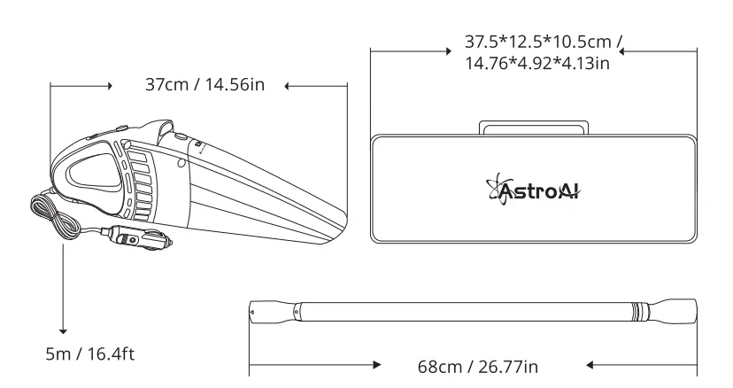 AstroAI-AHVCJY801-Portable-Car-Vacuum-Cleaner-fig-3