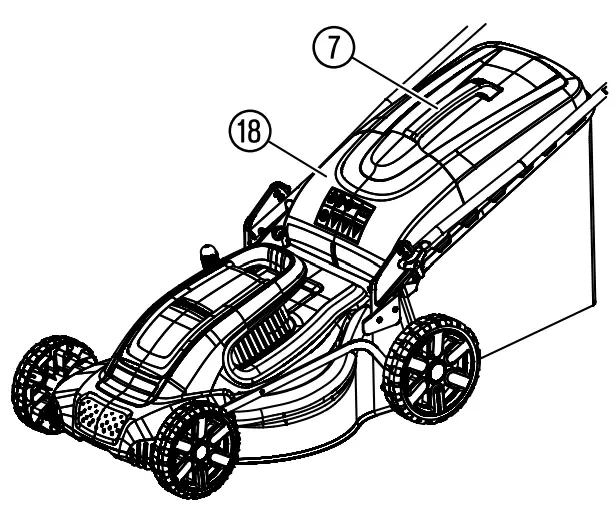 GARDENA Li 40 Battery Lawnmower - 7