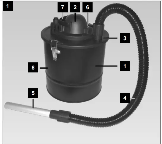 scheppach ACM18 Vacuum Cleaner 1