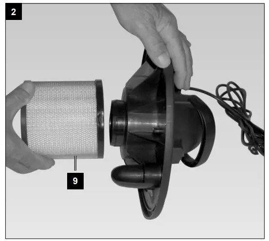 scheppach ACM18 Vacuum Cleaner 2