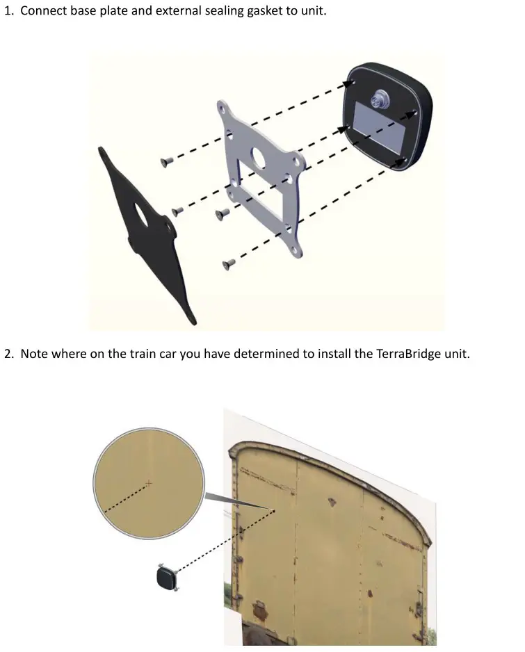 RADWIN TRBR600G TERRABRIDGE Radio Transceiver - With the Base Plate 1