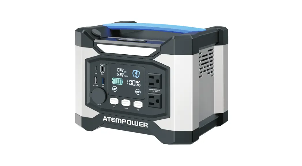 Atempower Ap500x Portable Power Station 518wh 500w User Manual