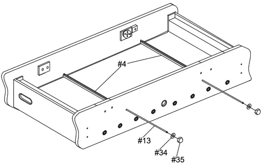 COUGAR A040.103.00 Scorpion Kick Football Table - fig5
