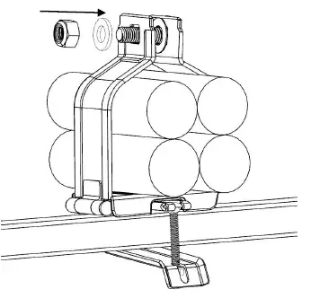 PANDUIT 1005512 Stainless Steel Quad Cable Cleat-fig10