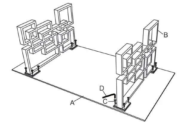 thdstatic CT223 Gold Stainless Steel Base with End Table 6