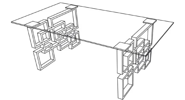 thdstatic CT223 Gold Stainless Steel Base with End Table 7