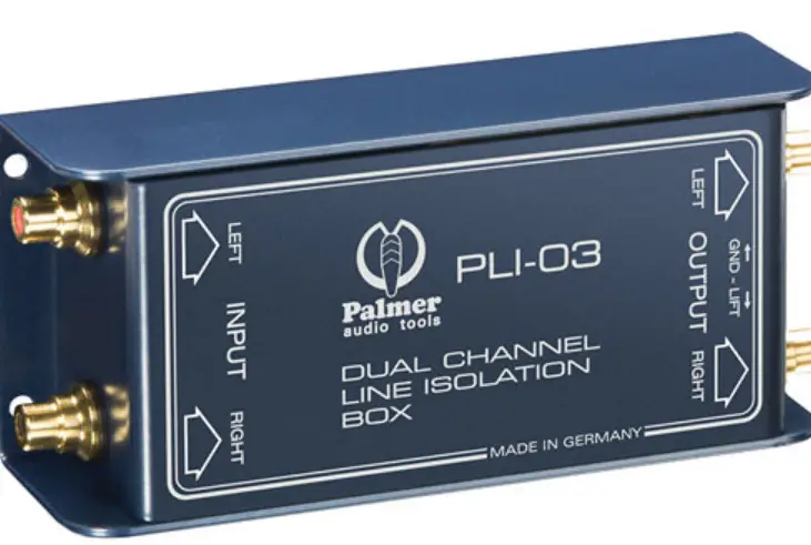 Palmer PLI03 Two-Channel Unbalanced Line Isolation Box Passive