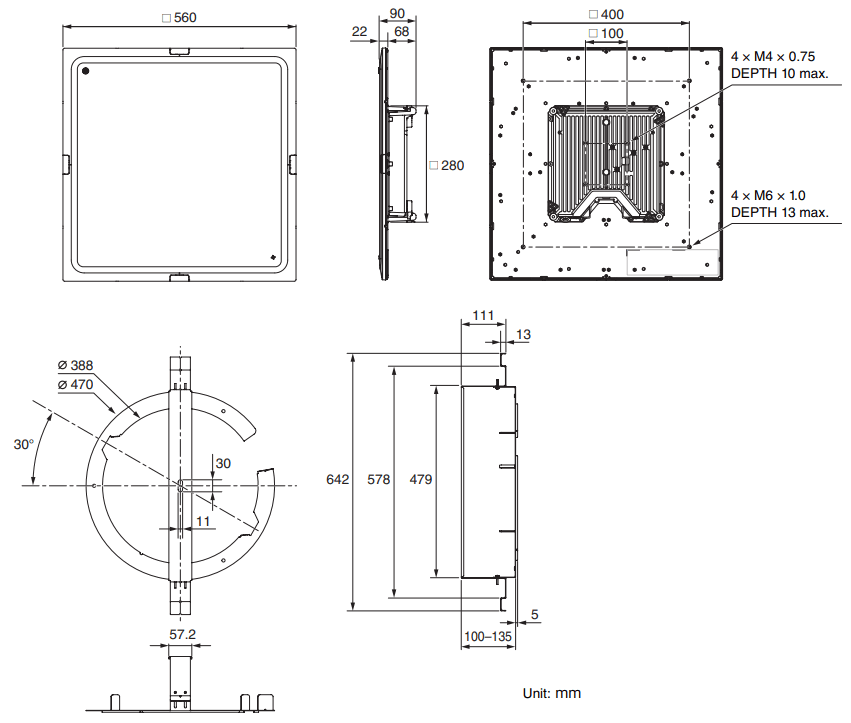 YAMAHA RM CG Ceiling Microphone - 12