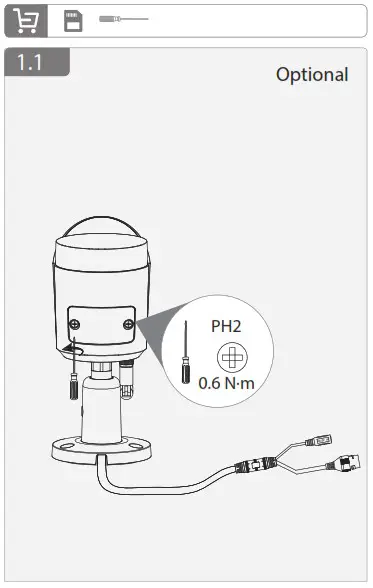 dahua HFW1230DS SAW WiFi Bullet Network Camera - overview 1