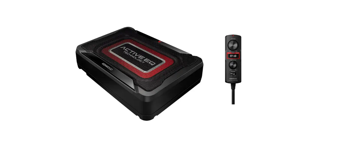 Kenwood Ksc-psw7eq Compact Powered Car Subwoofer Instruction Manual