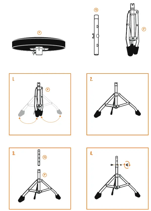 Gear4music JNR-3PCE Junior 3-Piece Drum Kit-19
