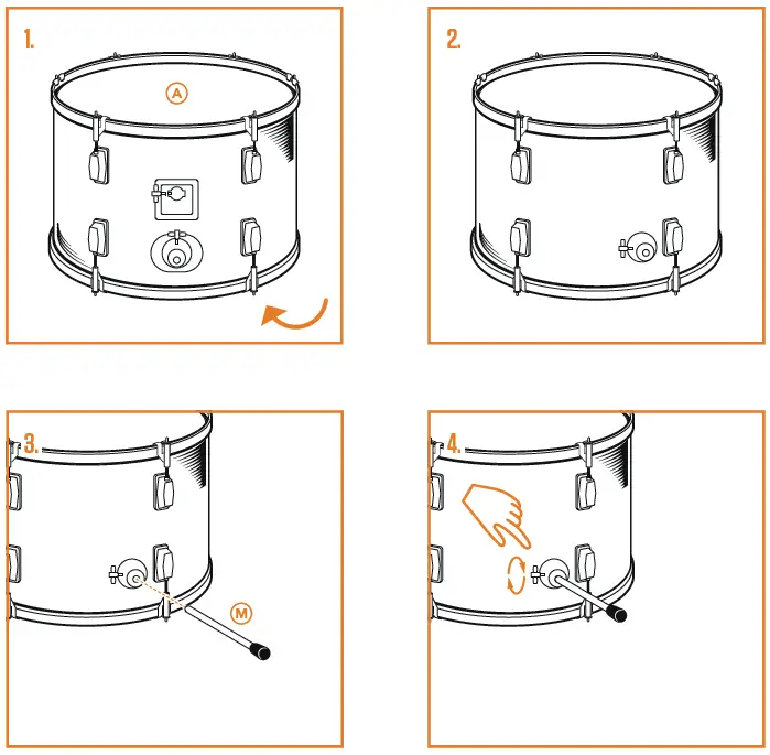 Gear4music JNR-3PCE Junior 3-Piece Drum Kit-7