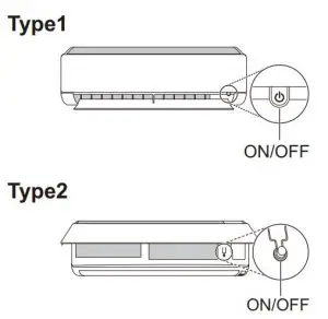 FIG 11 Operating the Air Conditioner without the Remote Control
