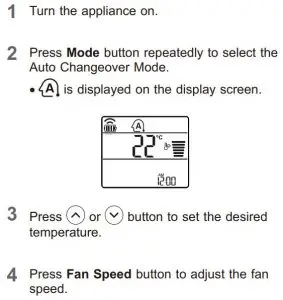 FIG 21 Auto Changeover Mode