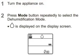 FIG 22 Dehumidification Mode