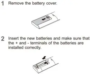 FIG 5 Inserting Batteries