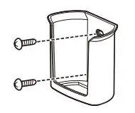 FIG 6 Installing the Remote Control Holder