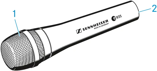 SENNHEISER E935 Handheld Dynamic Microphone A 01