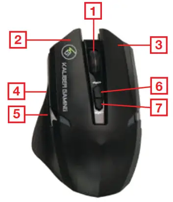 IOGEAR GKM602R Wireless Gaming Keyboard - IOGEAR GKM602R Wireless Gaming Keyboard - Mouse