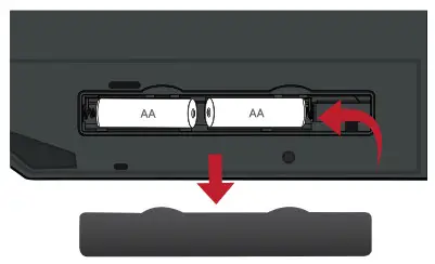 IOGEAR GKM602R Wireless Gaming Keyboard - Keyboard Battery Installation