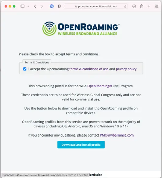 OpenRoaming App - Product Overview 1