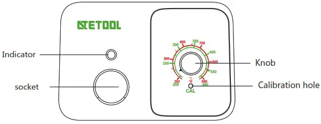 ATETOOL AE988 Soldering Station - Using Method 2