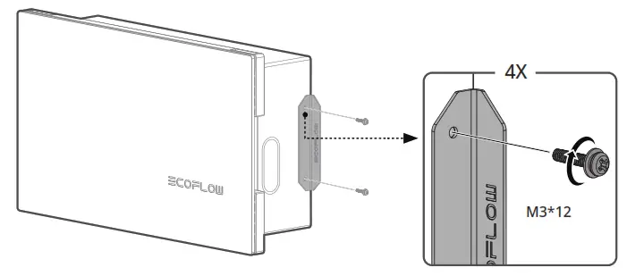 ECOFLOW EFM100-LD-HV AC-DC Smart Distribution Panel - Wall-Mount Installation Guide