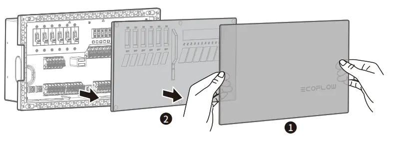 ECOFLOW EFM100-LD-HV AC-DC Smart Distribution Panel - surface cover