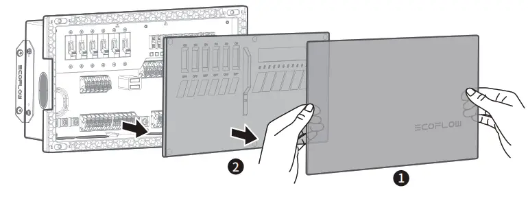 ECOFLOW EFM100-LD-HV AC-DC Smart Distribution Panel - surface cover2