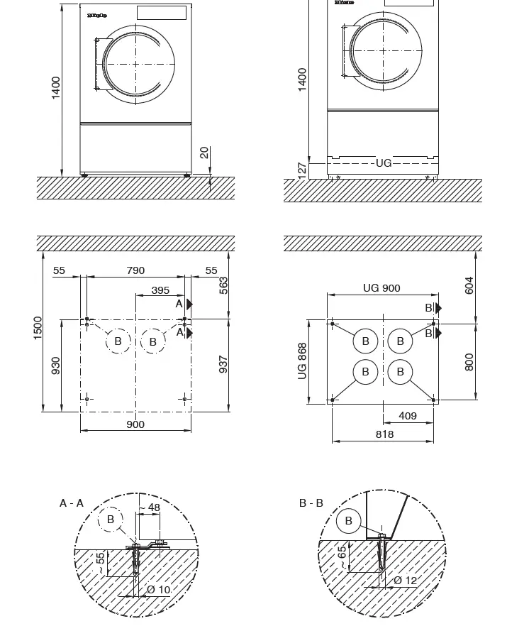 Miele-PDR-918-Gas-Heated-Commercial-Dryer-fig-3