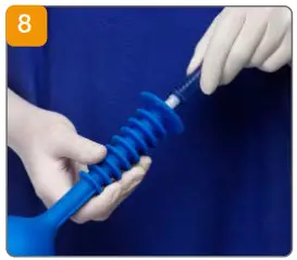 medela 077.0083 Electric Vacuum - Attach the tubing