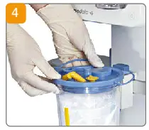 medela 077.0083 Electric Vacuum - Press lid on