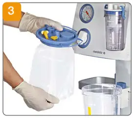 medela 077.0083 Electric Vacuum - liter dispos