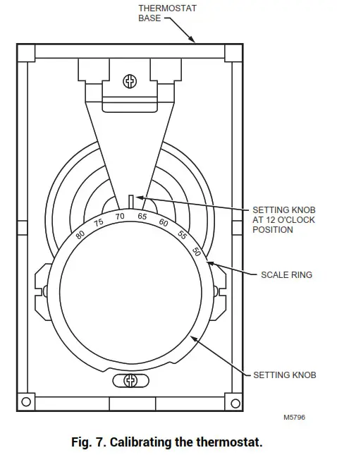 resideo T4398A,B Precision Electric Heating Thermostat - Calibration 3