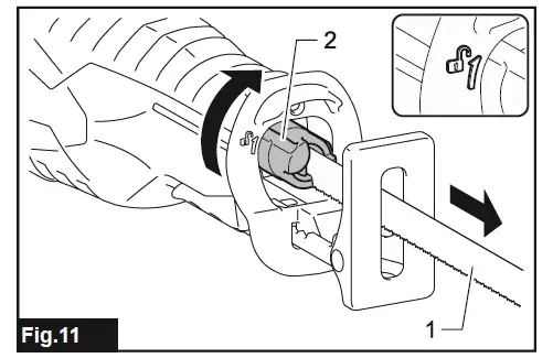 makita DJR187Z Cordless Recipro Saw FIG (11)