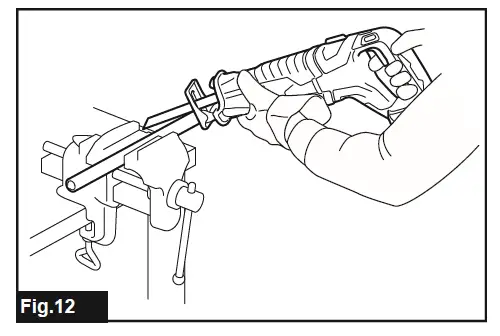 makita DJR187Z Cordless Recipro Saw FIG (12)