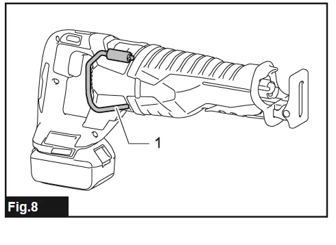 makita DJR187Z Cordless Recipro Saw FIG (8)