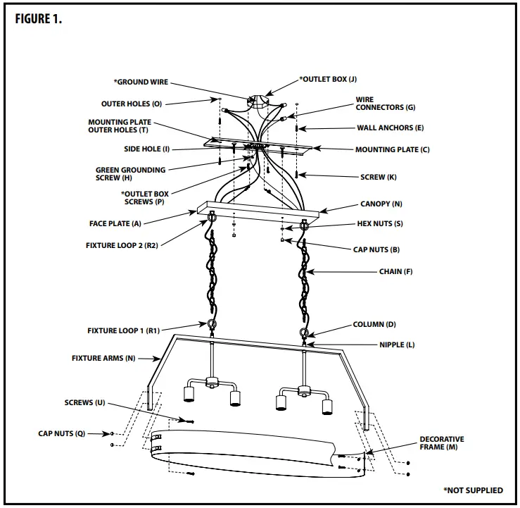 Westinghouse W-762 Indoor Lighting Fixture - fig