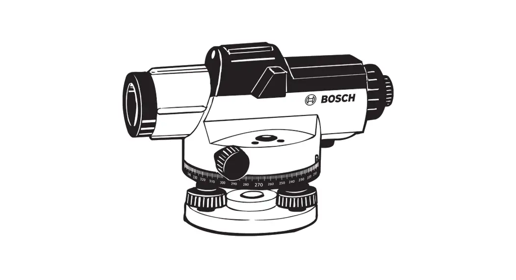 Bosch Gol 32 D Professional Optical Level Instruction Manual